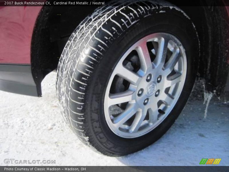 Cardinal Red Metallic / Neutral 2007 Buick Rendezvous CX