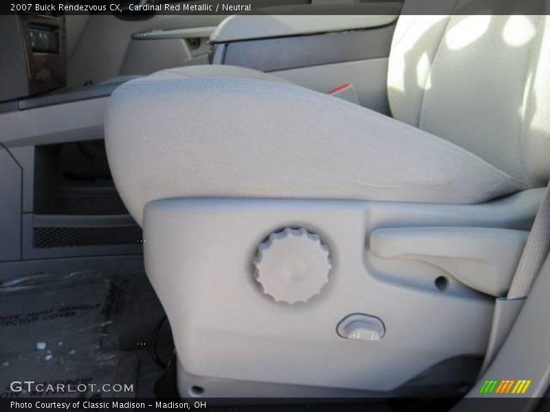 Cardinal Red Metallic / Neutral 2007 Buick Rendezvous CX