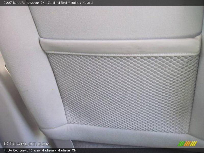 Cardinal Red Metallic / Neutral 2007 Buick Rendezvous CX