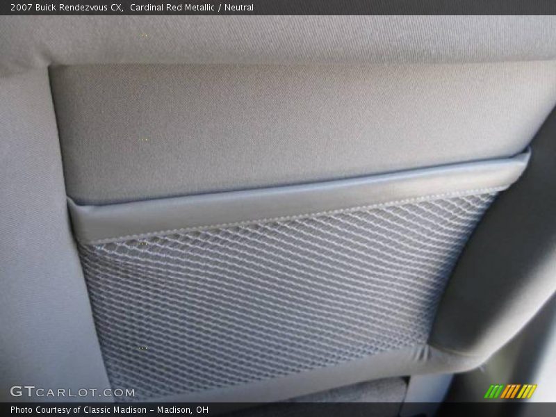 Cardinal Red Metallic / Neutral 2007 Buick Rendezvous CX