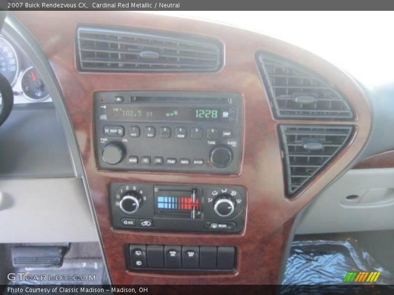 Cardinal Red Metallic / Neutral 2007 Buick Rendezvous CX