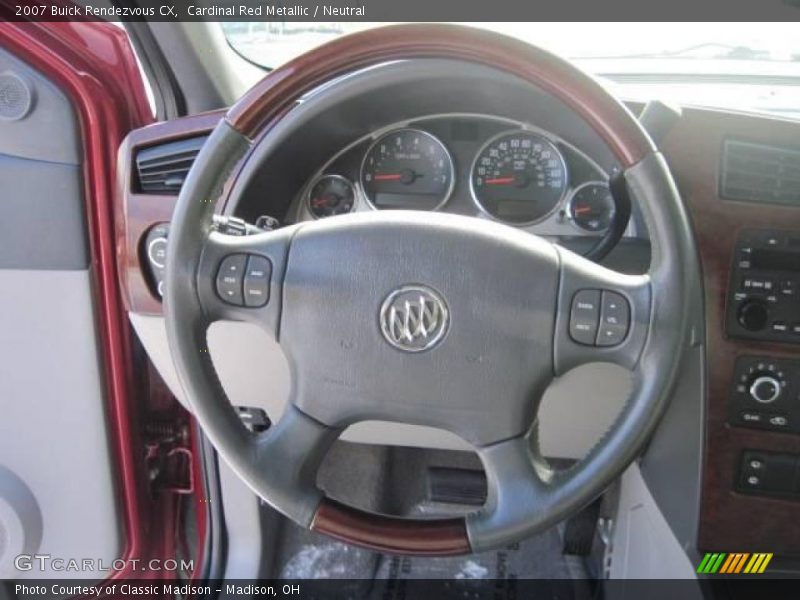Cardinal Red Metallic / Neutral 2007 Buick Rendezvous CX