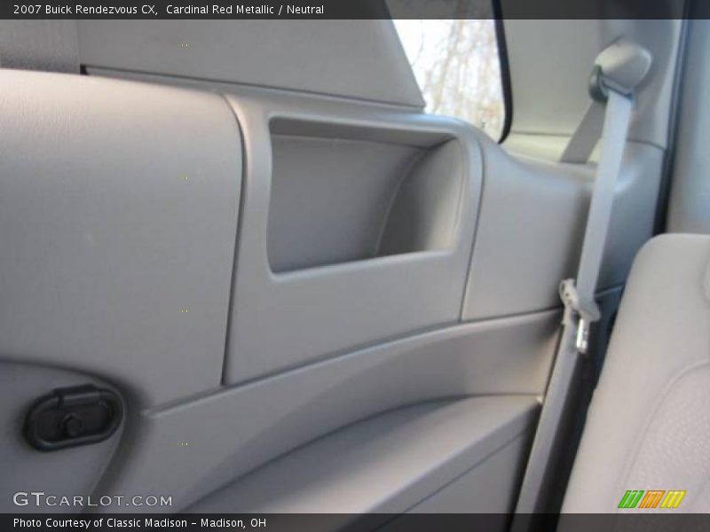 Cardinal Red Metallic / Neutral 2007 Buick Rendezvous CX