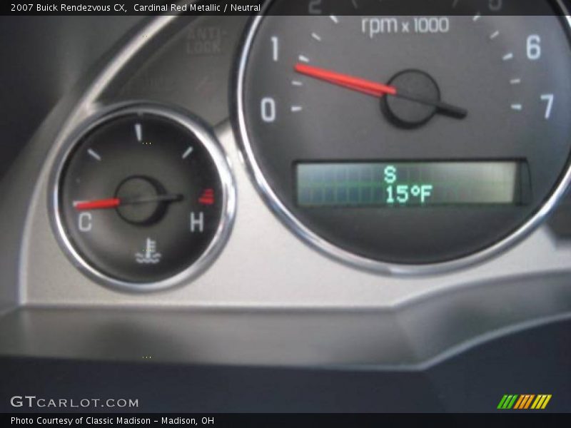 Cardinal Red Metallic / Neutral 2007 Buick Rendezvous CX