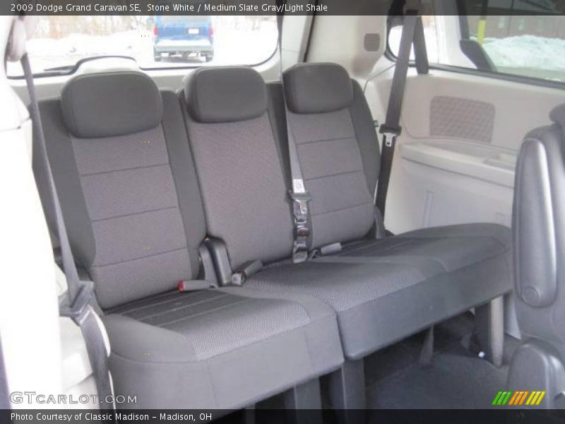 Stone White / Medium Slate Gray/Light Shale 2009 Dodge Grand Caravan SE