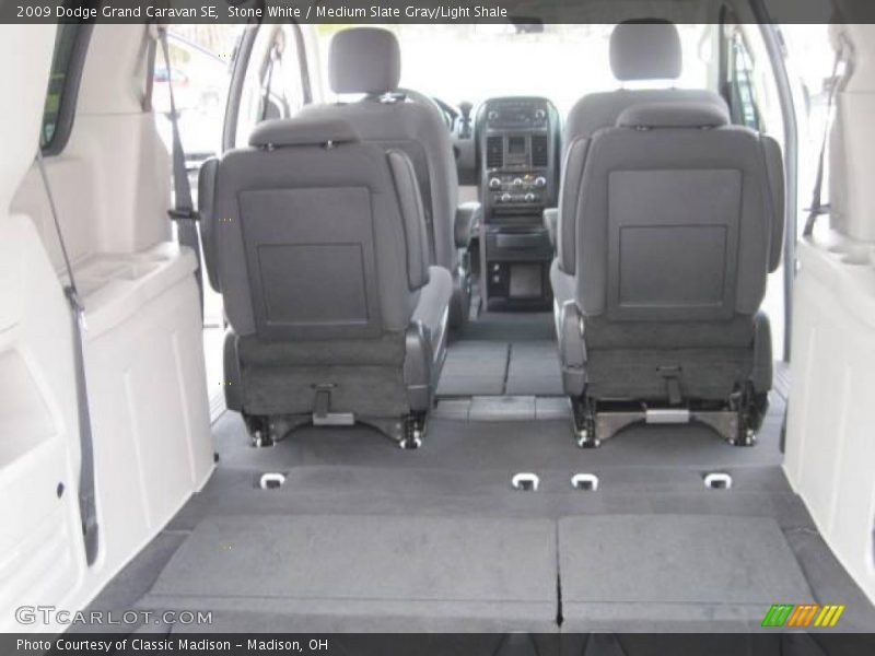 Stone White / Medium Slate Gray/Light Shale 2009 Dodge Grand Caravan SE