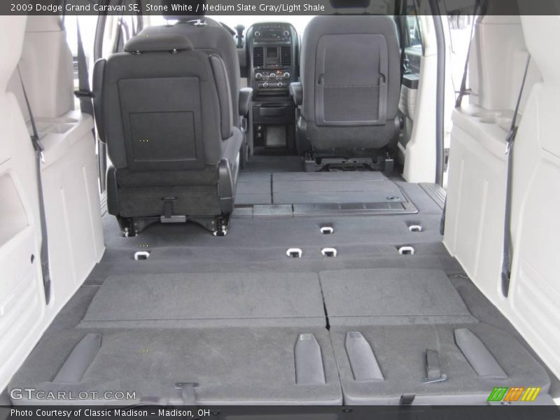 Stone White / Medium Slate Gray/Light Shale 2009 Dodge Grand Caravan SE