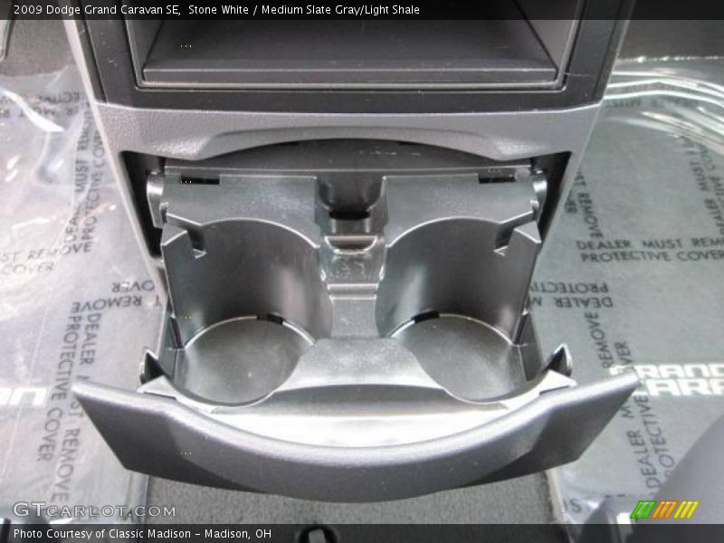 Stone White / Medium Slate Gray/Light Shale 2009 Dodge Grand Caravan SE