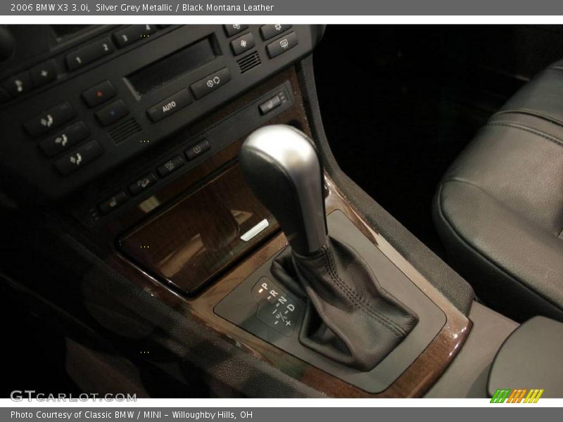 Silver Grey Metallic / Black Montana Leather 2006 BMW X3 3.0i