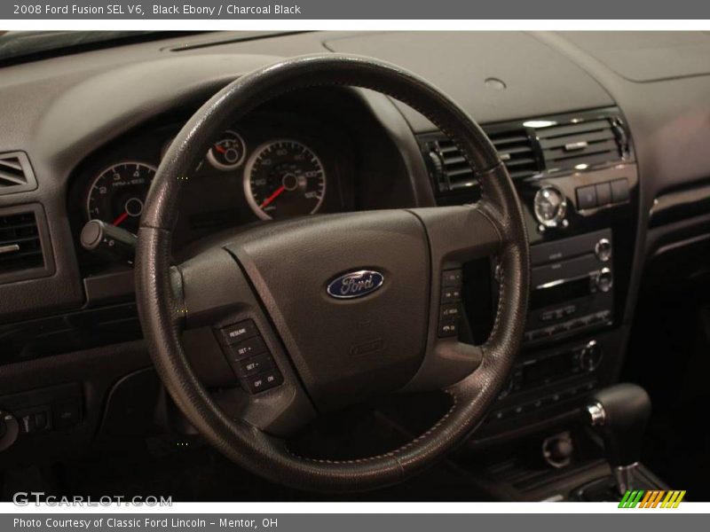 Black Ebony / Charcoal Black 2008 Ford Fusion SEL V6