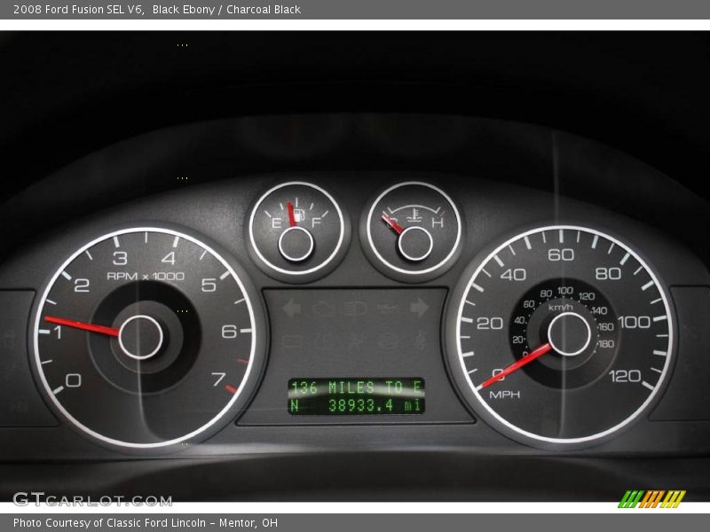Black Ebony / Charcoal Black 2008 Ford Fusion SEL V6