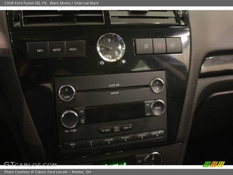 Black Ebony / Charcoal Black 2008 Ford Fusion SEL V6