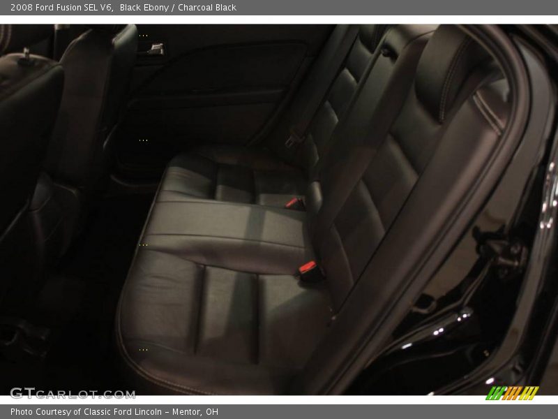 Black Ebony / Charcoal Black 2008 Ford Fusion SEL V6