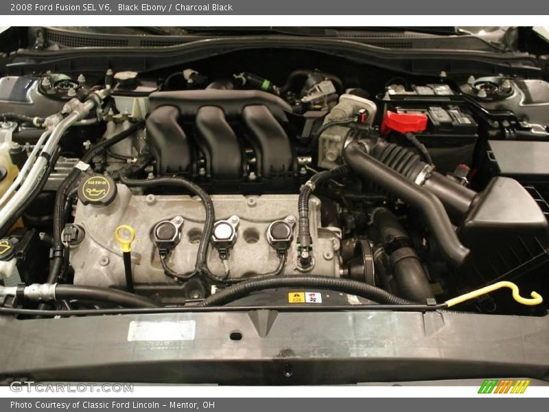 Black Ebony / Charcoal Black 2008 Ford Fusion SEL V6