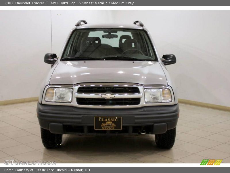 Silverleaf Metallic / Medium Gray 2003 Chevrolet Tracker LT 4WD Hard Top