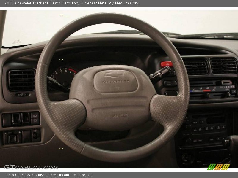 Silverleaf Metallic / Medium Gray 2003 Chevrolet Tracker LT 4WD Hard Top