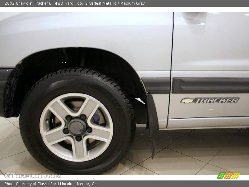 Silverleaf Metallic / Medium Gray 2003 Chevrolet Tracker LT 4WD Hard Top