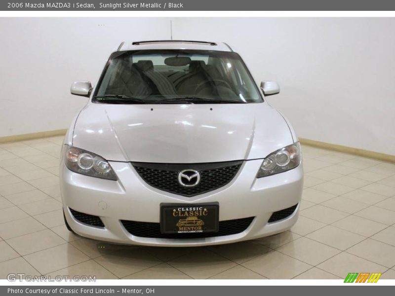 Sunlight Silver Metallic / Black 2006 Mazda MAZDA3 i Sedan