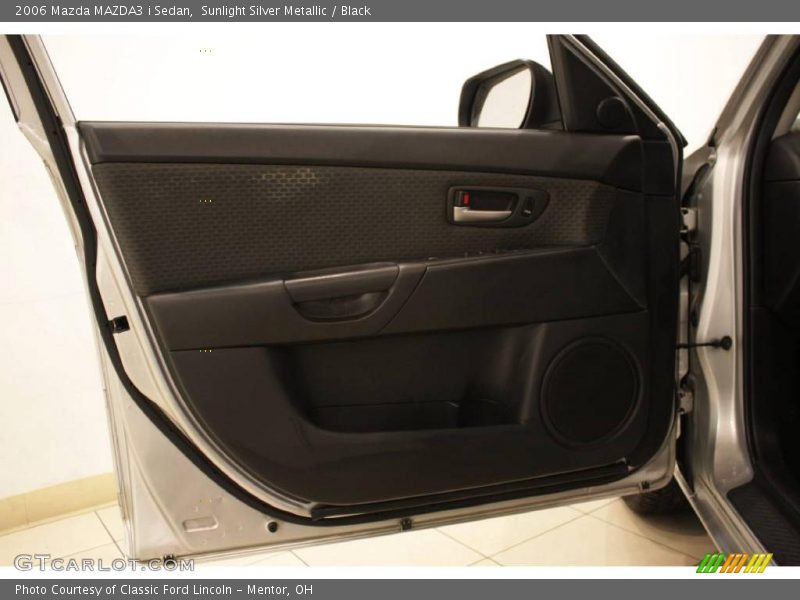 Sunlight Silver Metallic / Black 2006 Mazda MAZDA3 i Sedan