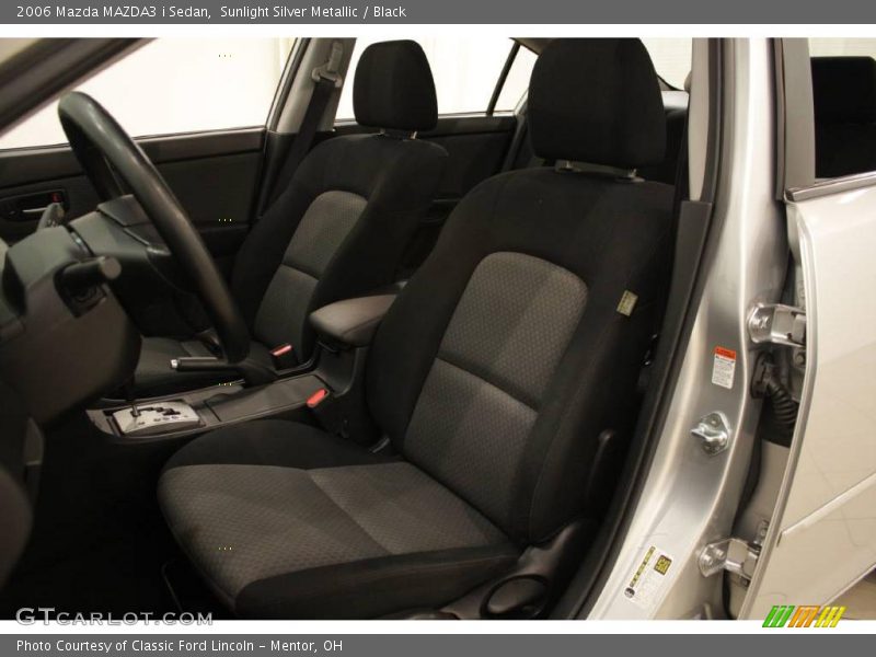 Sunlight Silver Metallic / Black 2006 Mazda MAZDA3 i Sedan