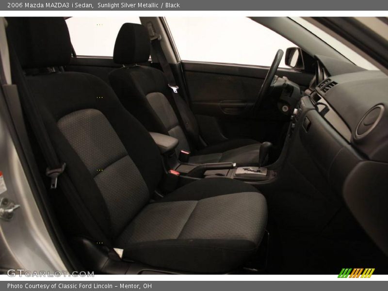 Sunlight Silver Metallic / Black 2006 Mazda MAZDA3 i Sedan
