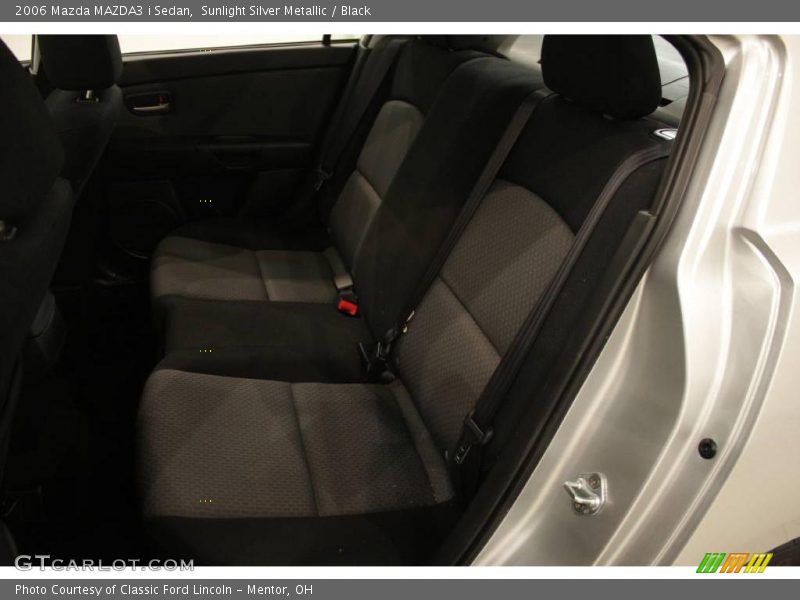 Sunlight Silver Metallic / Black 2006 Mazda MAZDA3 i Sedan