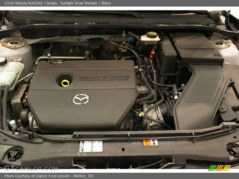 Sunlight Silver Metallic / Black 2006 Mazda MAZDA3 i Sedan