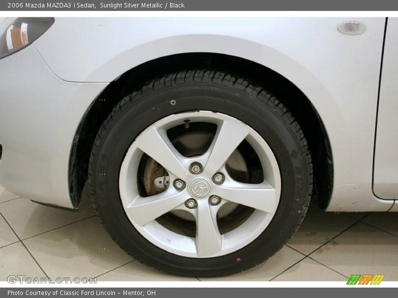Sunlight Silver Metallic / Black 2006 Mazda MAZDA3 i Sedan