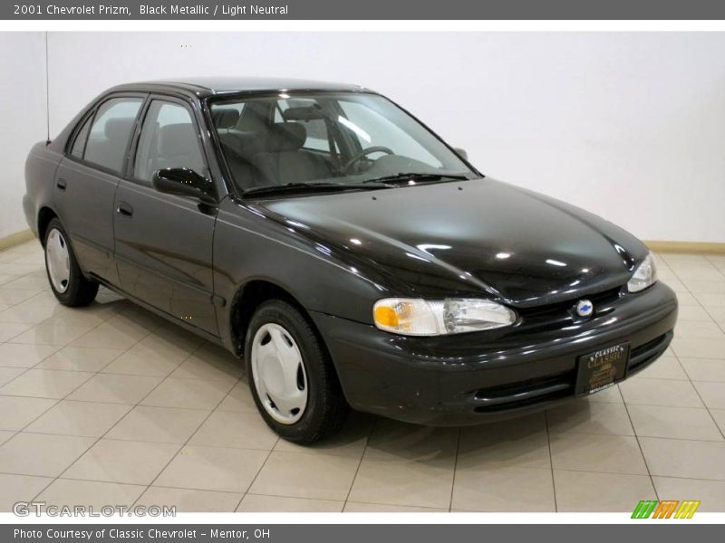 Black Metallic / Light Neutral 2001 Chevrolet Prizm