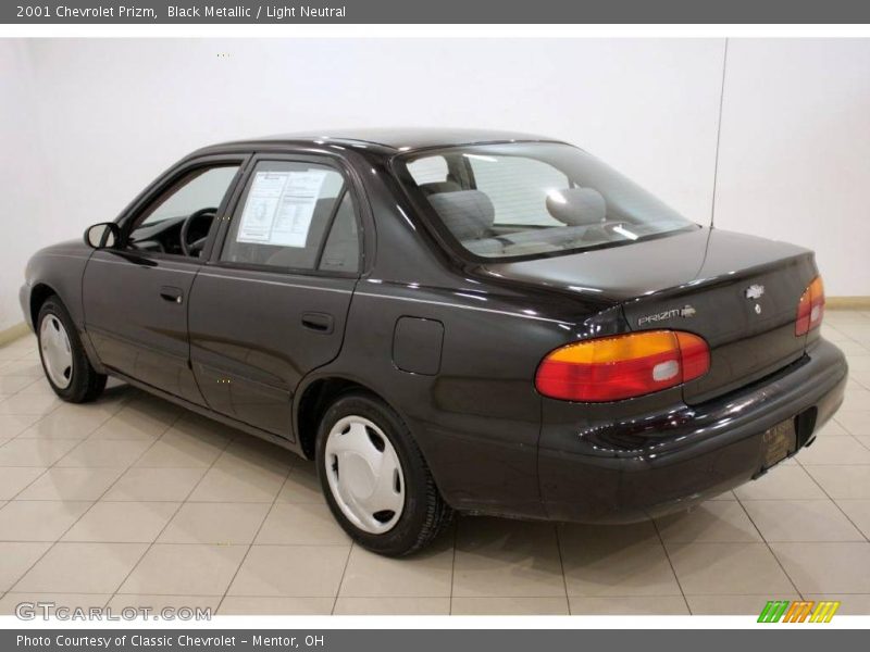 Black Metallic / Light Neutral 2001 Chevrolet Prizm
