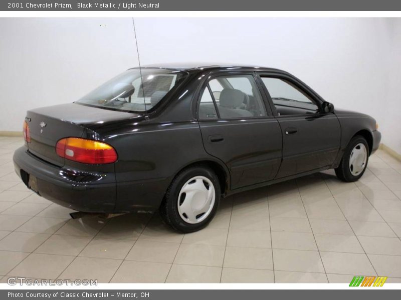 Black Metallic / Light Neutral 2001 Chevrolet Prizm