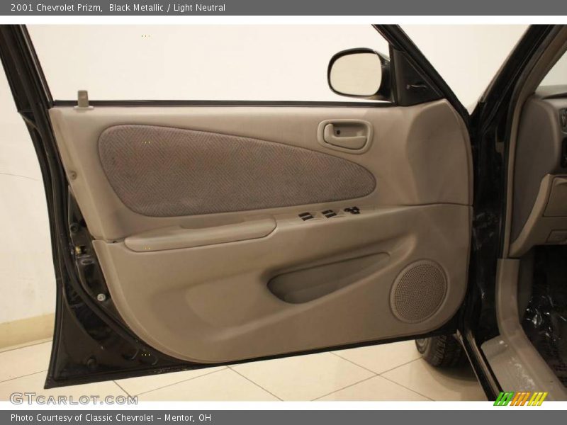 Black Metallic / Light Neutral 2001 Chevrolet Prizm