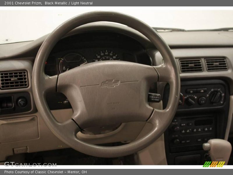 Black Metallic / Light Neutral 2001 Chevrolet Prizm