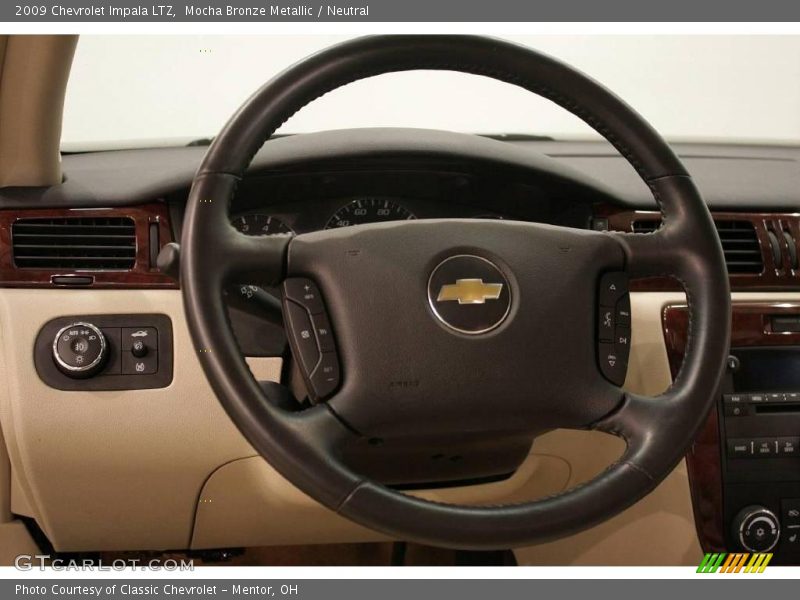 Mocha Bronze Metallic / Neutral 2009 Chevrolet Impala LTZ