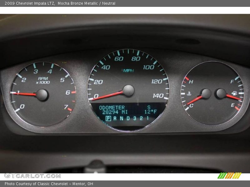 Mocha Bronze Metallic / Neutral 2009 Chevrolet Impala LTZ