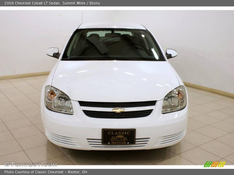 Summit White / Ebony 2009 Chevrolet Cobalt LT Sedan