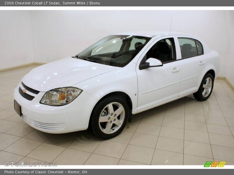 Summit White / Ebony 2009 Chevrolet Cobalt LT Sedan