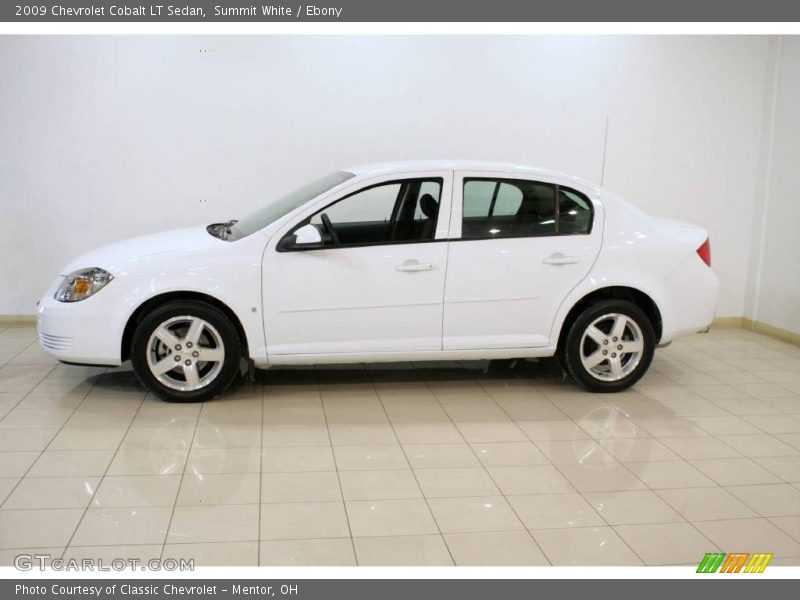 Summit White / Ebony 2009 Chevrolet Cobalt LT Sedan