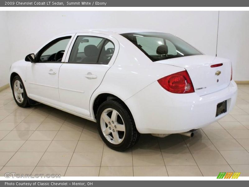 Summit White / Ebony 2009 Chevrolet Cobalt LT Sedan