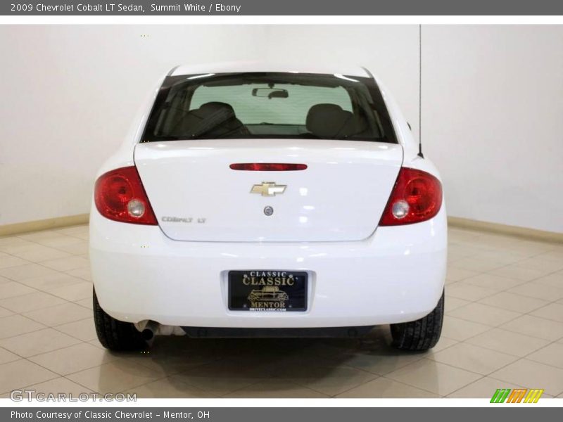 Summit White / Ebony 2009 Chevrolet Cobalt LT Sedan