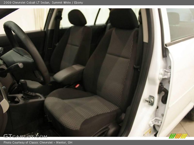 Summit White / Ebony 2009 Chevrolet Cobalt LT Sedan