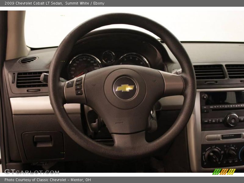 Summit White / Ebony 2009 Chevrolet Cobalt LT Sedan