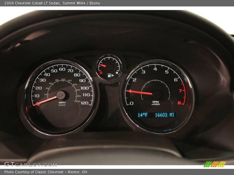 Summit White / Ebony 2009 Chevrolet Cobalt LT Sedan