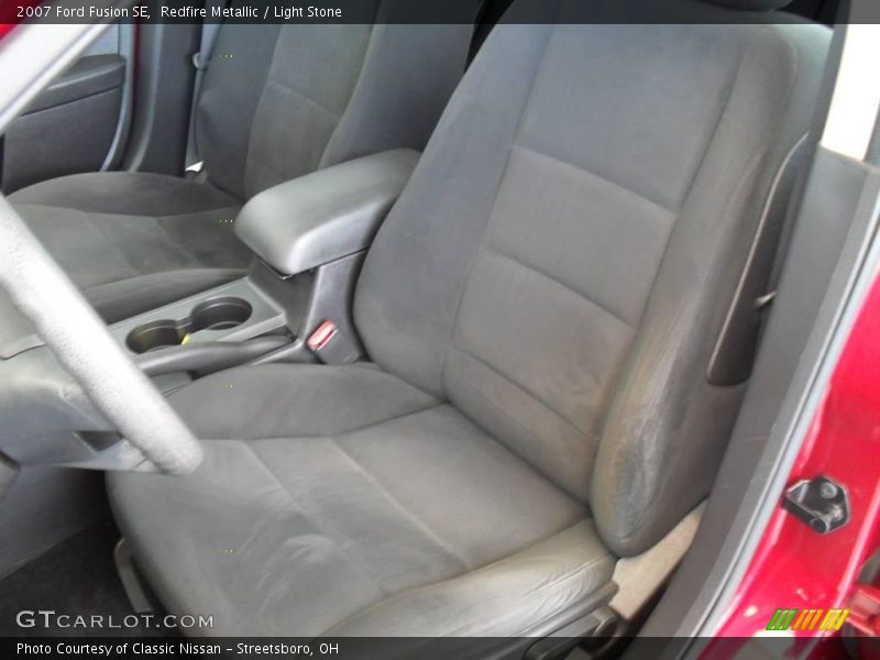 Redfire Metallic / Light Stone 2007 Ford Fusion SE