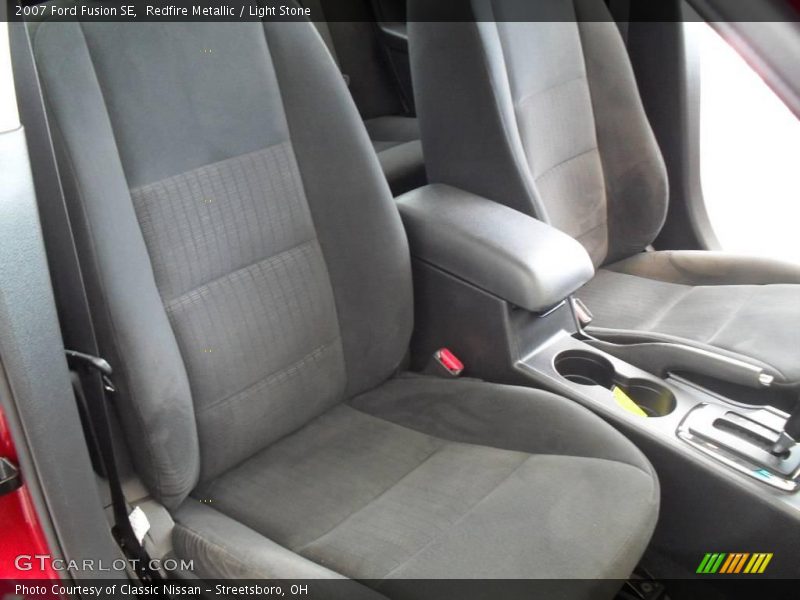 Redfire Metallic / Light Stone 2007 Ford Fusion SE