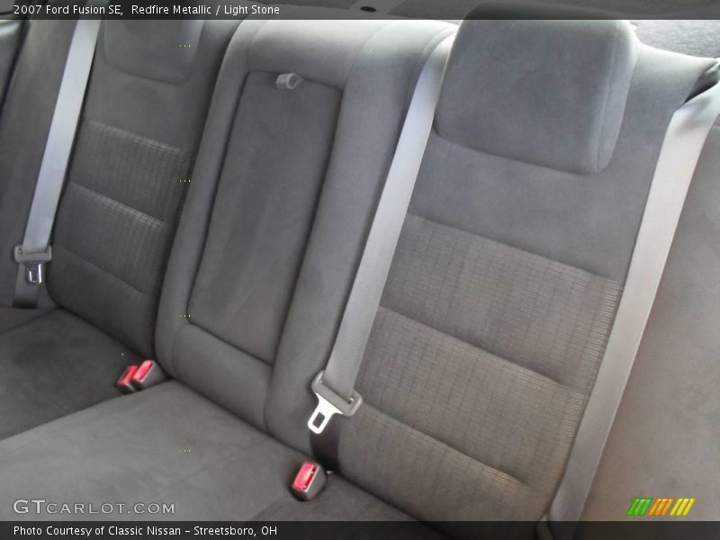 Redfire Metallic / Light Stone 2007 Ford Fusion SE
