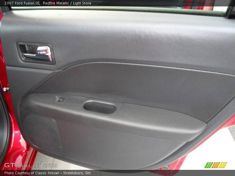 Redfire Metallic / Light Stone 2007 Ford Fusion SE