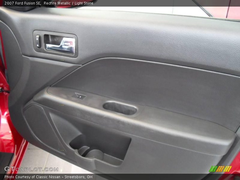 Redfire Metallic / Light Stone 2007 Ford Fusion SE