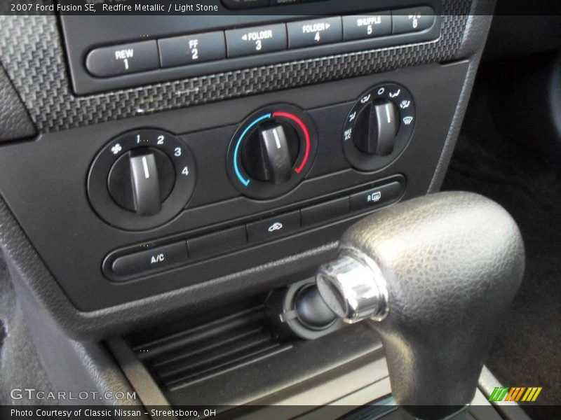 Redfire Metallic / Light Stone 2007 Ford Fusion SE