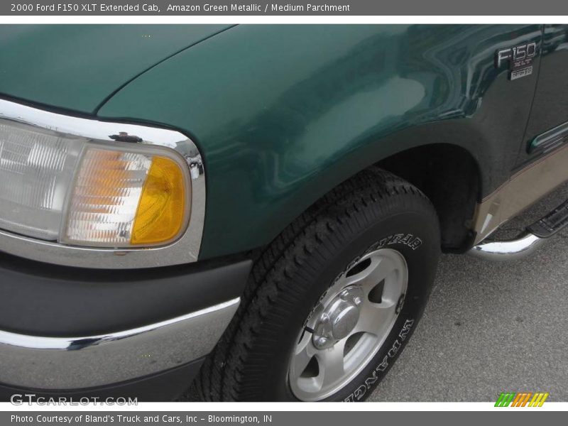 Amazon Green Metallic / Medium Parchment 2000 Ford F150 XLT Extended Cab